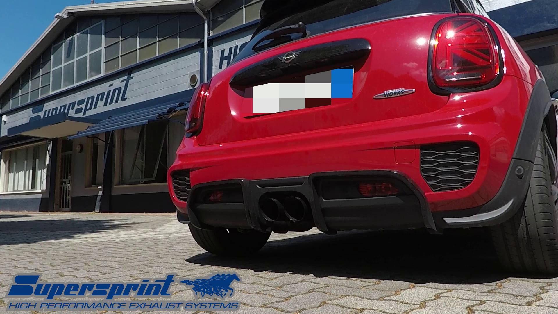 Système d'échappement Supersprint pour MINI F56 Cooper S JCW GP 2.0T (306 Hp - models with OPF) 2020 - (with valve)